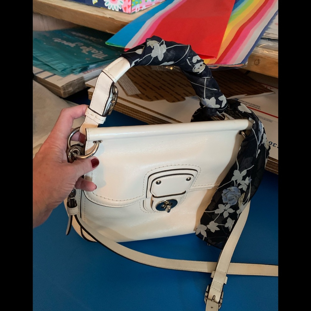 Coach Handbag. 70th Anniversary! Cream Colored.